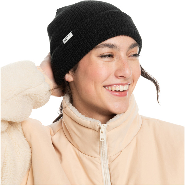 2023 Roxy Womens Island Fox Beanie Mtze ERJHA04061 - Anthrazit